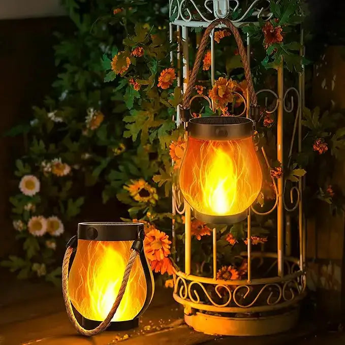 Dancing flame Solar Lantern Lights – Moxuz