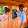 Wooden Outdoor Swing Set with Play Kitchen